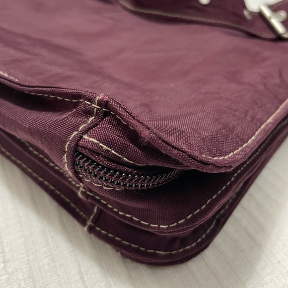 Eddie Bauer Dark Burgundy Crossbody Bag EUC - Picture 11 of 12